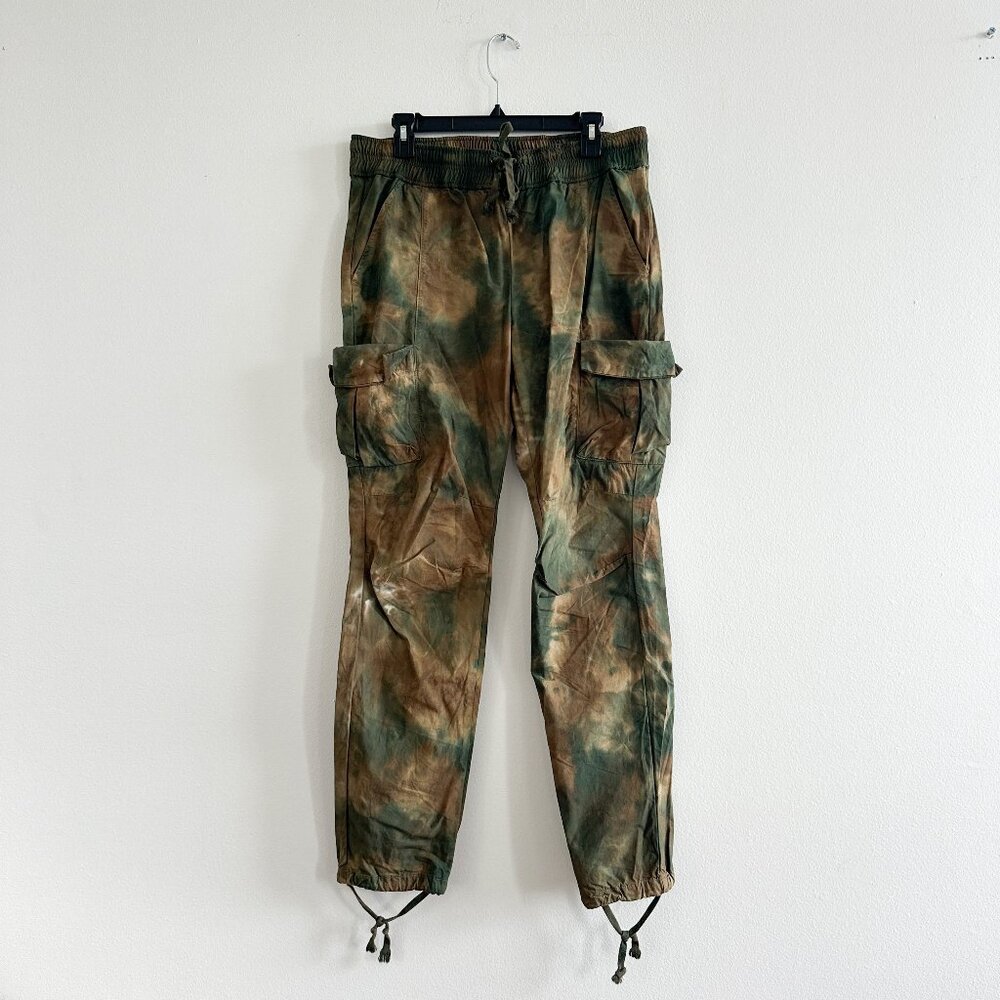 John Elliott Tie-Dye Cargo Pants – Olive / Brown (Men’s Size 3)